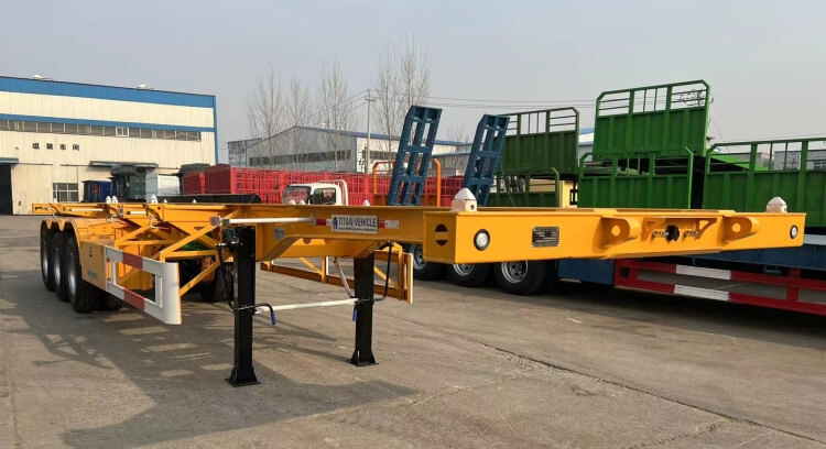 3 Axle Intermodal Chassis | Container Chassis Price in Congo
