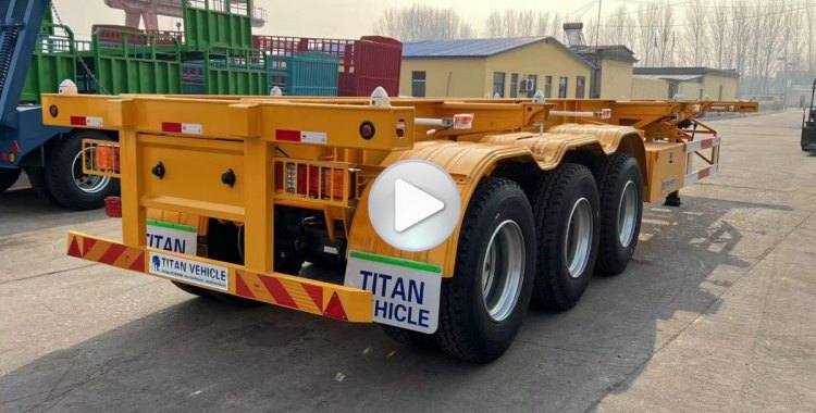 3 Axle Intermodal Chassis | Container Chassis Price in Congo