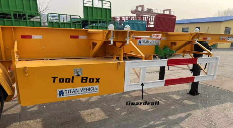 3 Axle Intermodal Chassis | Container Chassis Price in Congo