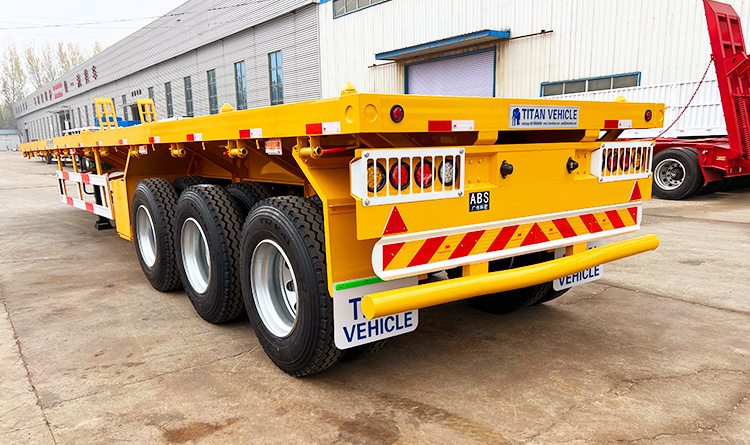40 Ft Flatbed Trailer Sizes | 40 Feet Flatbed Semi Trailer