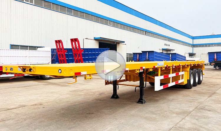 40 Ft Flatbed Trailer Sizes | 40 Feet Flatbed Semi Trailer