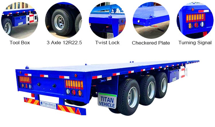 Flat Bed Trailers for Sale | Flat Bed Semi Trailer for Sale in Congo