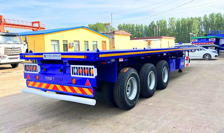 3 Axle Flatbed Trailer | Flat Bed Trailer for Sale in Brazzaville Congo