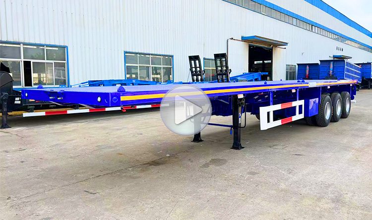 3 Axle Flatbed Trailer | Flat Bed Trailer for Sale in Brazzaville Congo