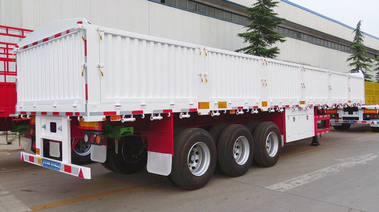 3 Axle Sidewall Trailer Price for Sale in Zimbabwe Harare