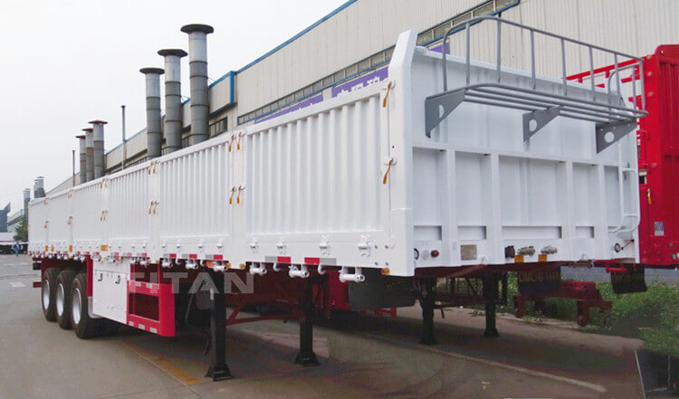 3 Axle Sidewall Trailer Price for Sale in Zimbabwe Harare