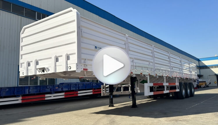 40/50/60ton Side Wall Trailer | Cargo Semi Trailer for Sale in Congo