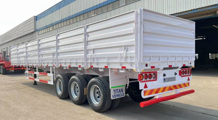 40/50/60ton Side Wall Trailer | Cargo Semi Trailer for Sale in Congo