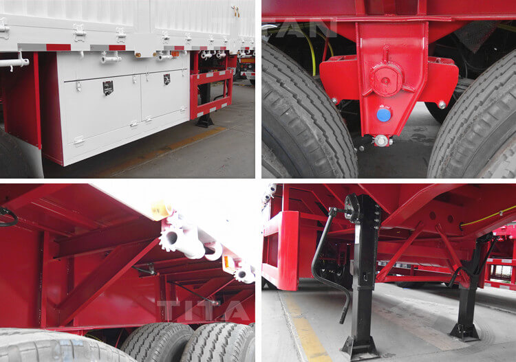 3 Axle Sidewall Trailer Price for Sale in Zimbabwe Harare