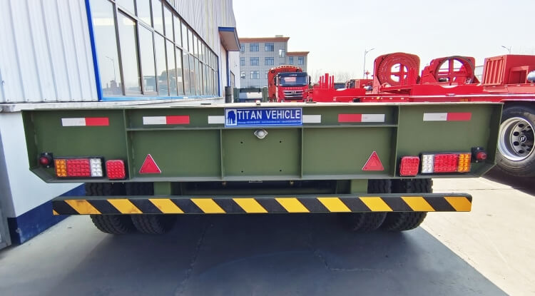 4 Axle 80 Ton Removable Gooseneck Trailer for Sale in Zimbabwe