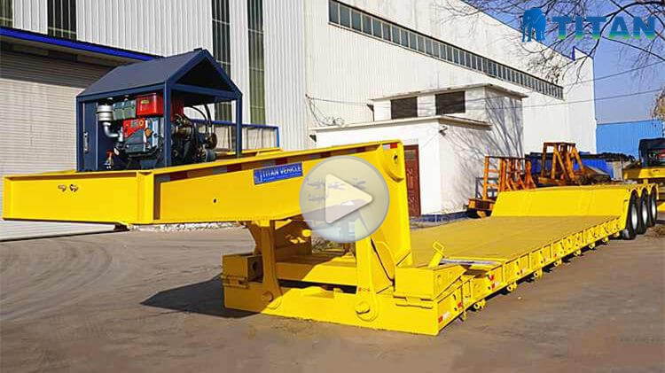 Tri Axle Removable Gooseneck Lowboy Trailer for Sale in Congo