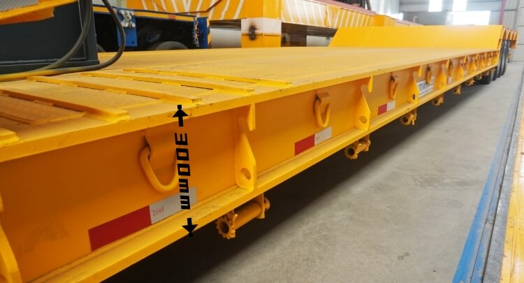 4 Axle 80 Ton Detachable Gooseneck Lowboy Trailers for Sale in Congo