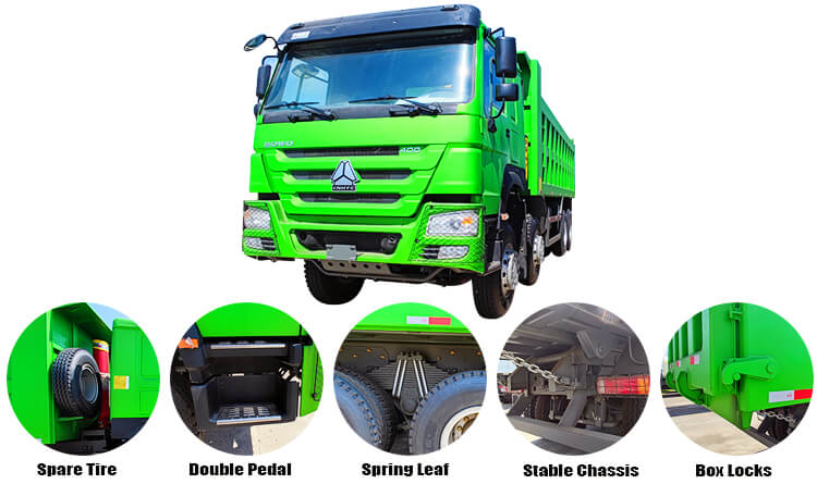 Sinotruk Howo 8x4 Dump Truck Price in Brazzaville Congo