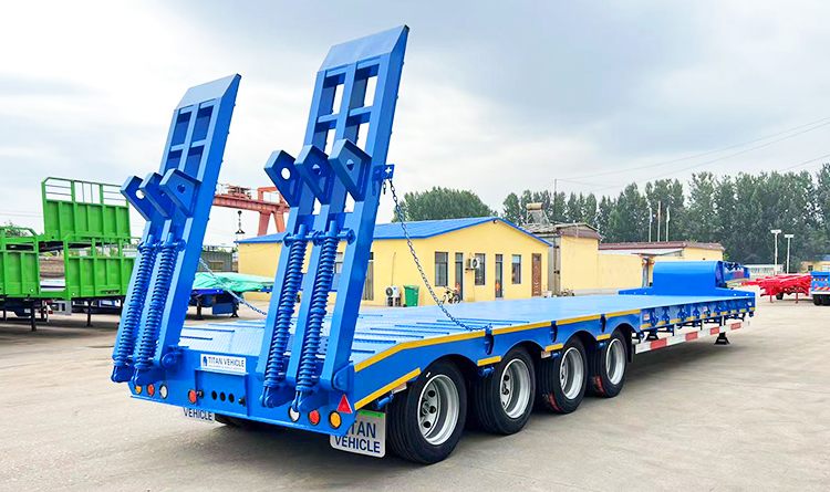 100 Ton Lowbed Trailer | 100 Ton Low Bed Trailer for Sale in Congo