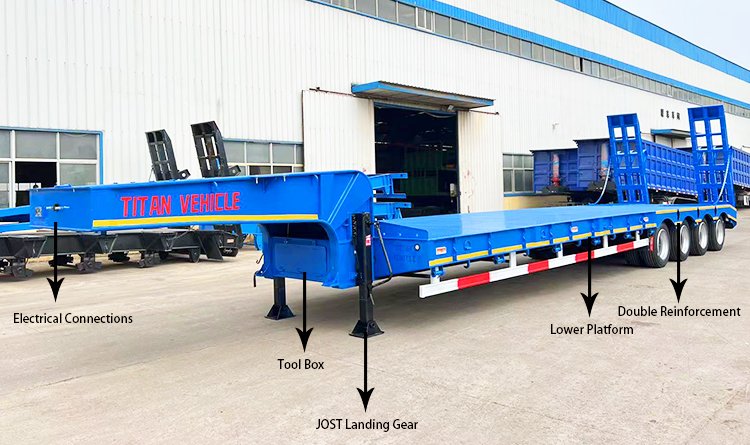100 Ton Lowbed Trailer | 100 Ton Low Bed Trailer for Sale in Congo