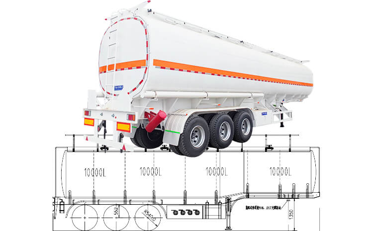 3 Axle Fuel Tanker Trailer for Sale Price in Matadi Congo