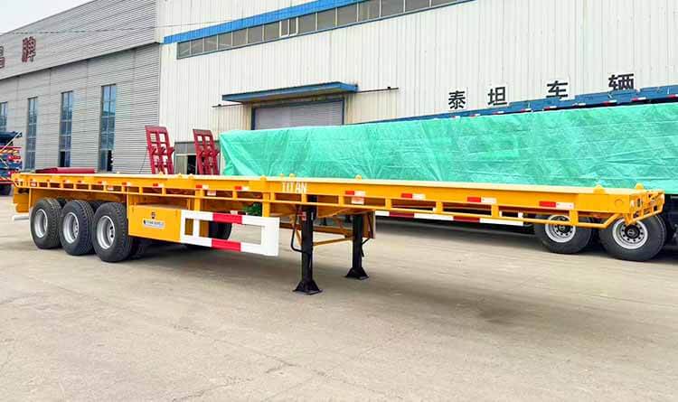 Flatbed Tri Axle Trailer for Sale in the Democratic Republic of the Congo