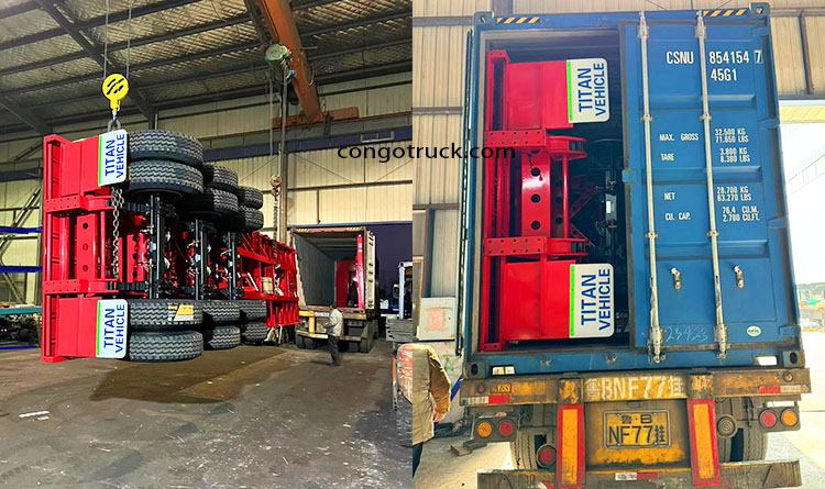  40 Ft Flatbed Trailer 3 Axle for Sale in Congo
