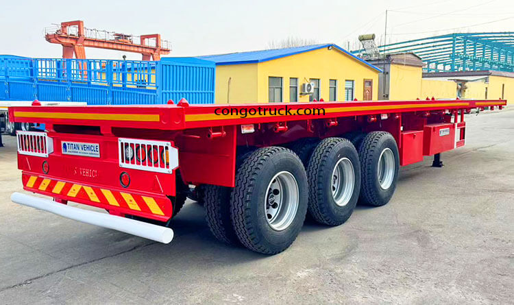  40 Ft Flatbed Trailer 3 Axle for Sale in Congo