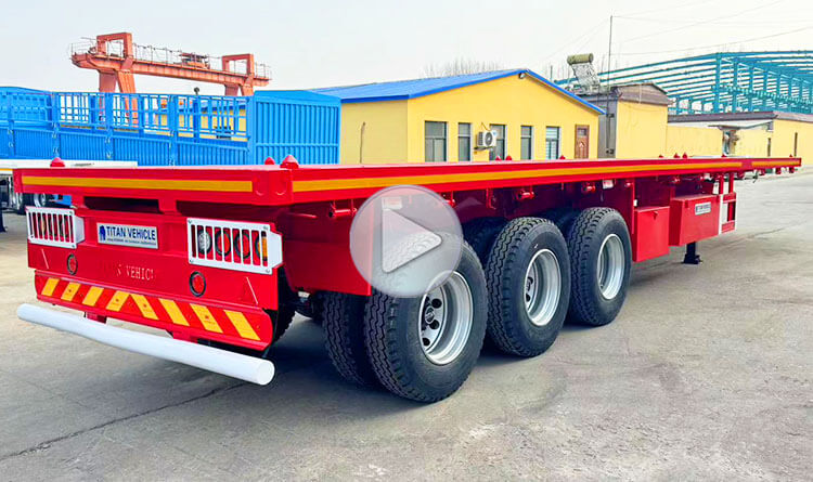  40 Ft Flatbed Trailer 3 Axle for Sale in Congo