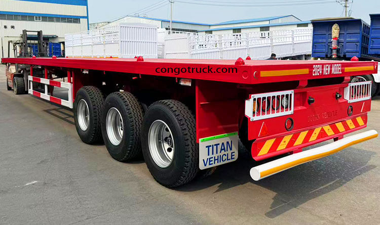  40 Ft Flatbed Trailer 3 Axle for Sale in Congo