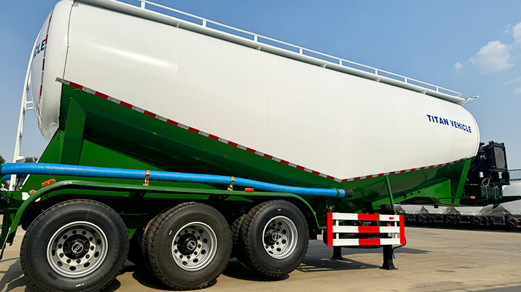 40 cbm 3 Axle Dry Bulk Cement Tanker for Sale in Congo
