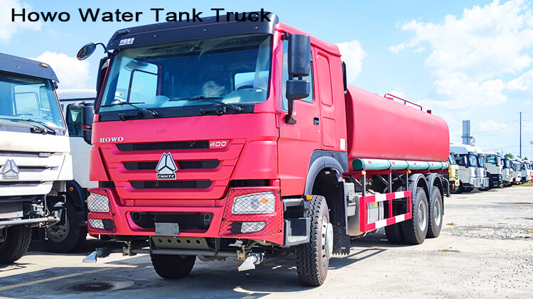 400 Hp 6x4 Howo Water Truck for Sale in Kinshasa Congo