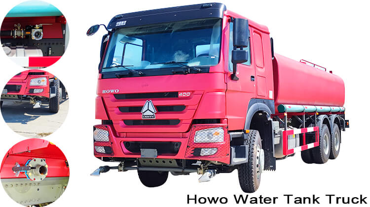 400 Hp 6x4 Howo Water Truck for Sale in Kinshasa Congo