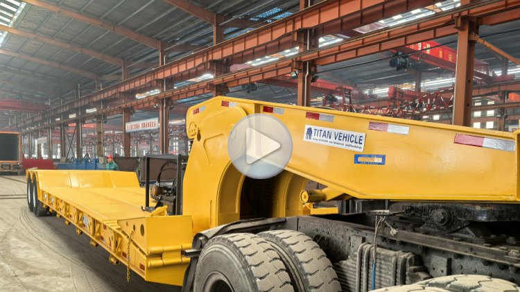 2 Axle 60 Tons Detachable Trailers in Congo
