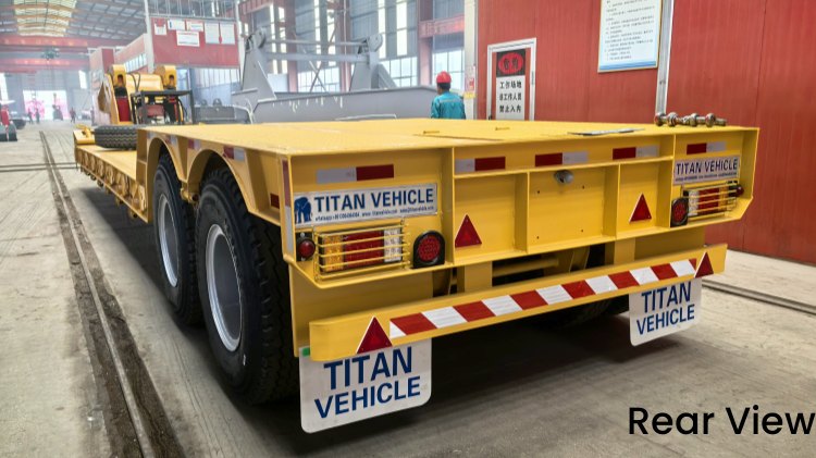 2 Axle 60 Tons Detachable Trailers in Congo