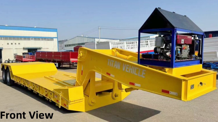 Removable Gooseneck Lowboy Trailer in Congo
