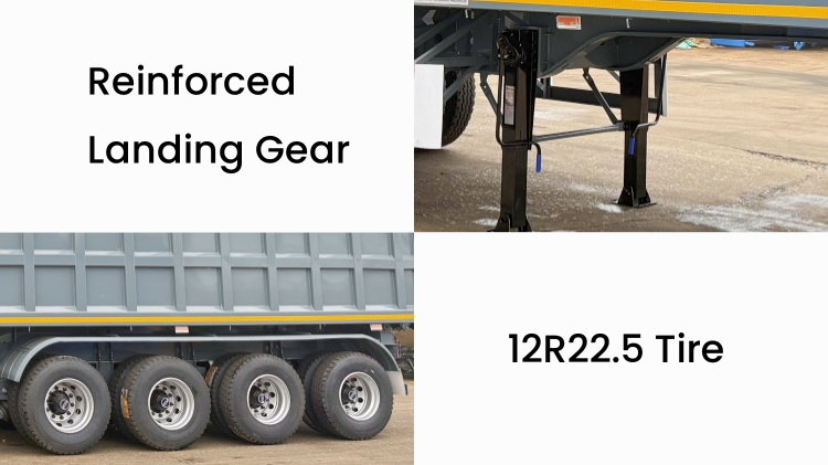 Hydraulic Tractor Tipper Trailer for Sale in Congo