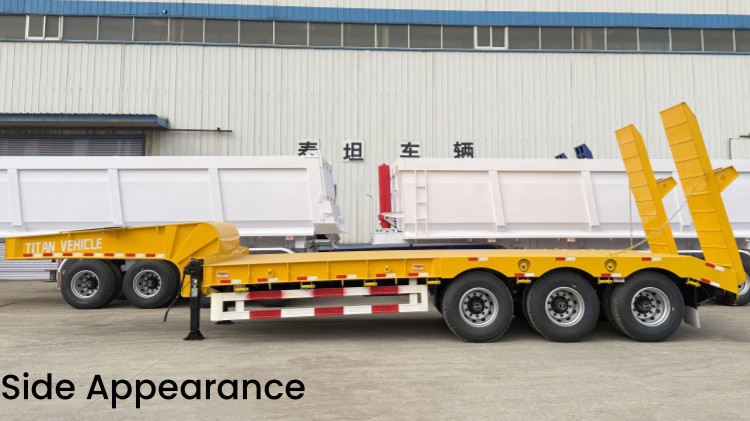 Semi 40Ft Low Bed Trailer Price in Congo