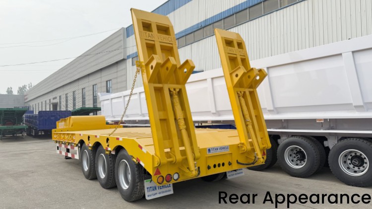 Semi 40Ft Low Bed Trailer Price in Congo