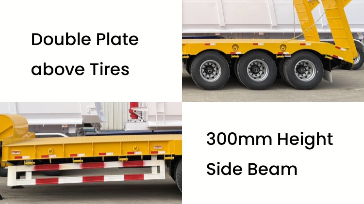 Semi 40Ft Low Bed Trailer Price in Congo