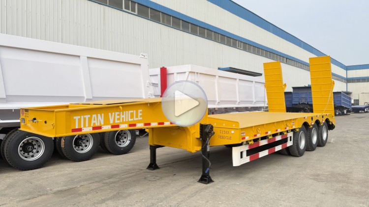 Semi 40Ft Low Bed Trailer Price in Congo