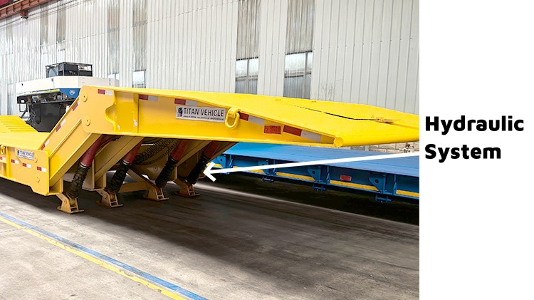 100 Tons Folding Neck Lowboy for Sale in Congo