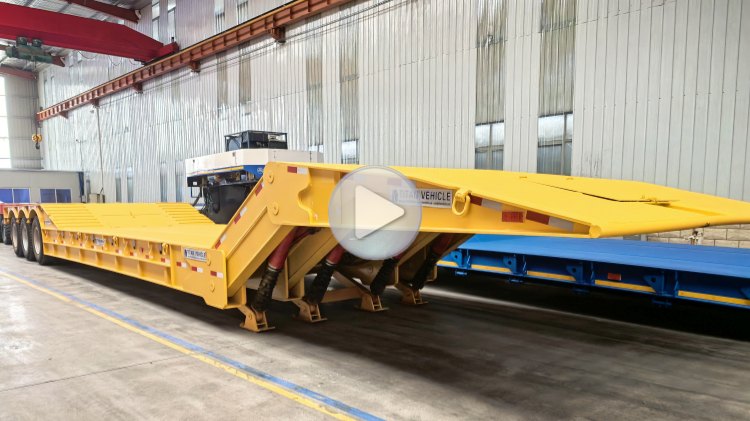 100 Tons Folding Neck Lowboy for Sale in Congo