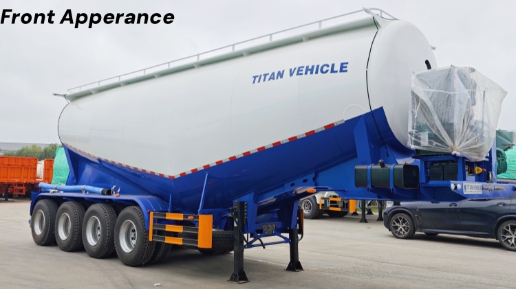 4 Axle Dry Bulk Cement Tanker in Congo