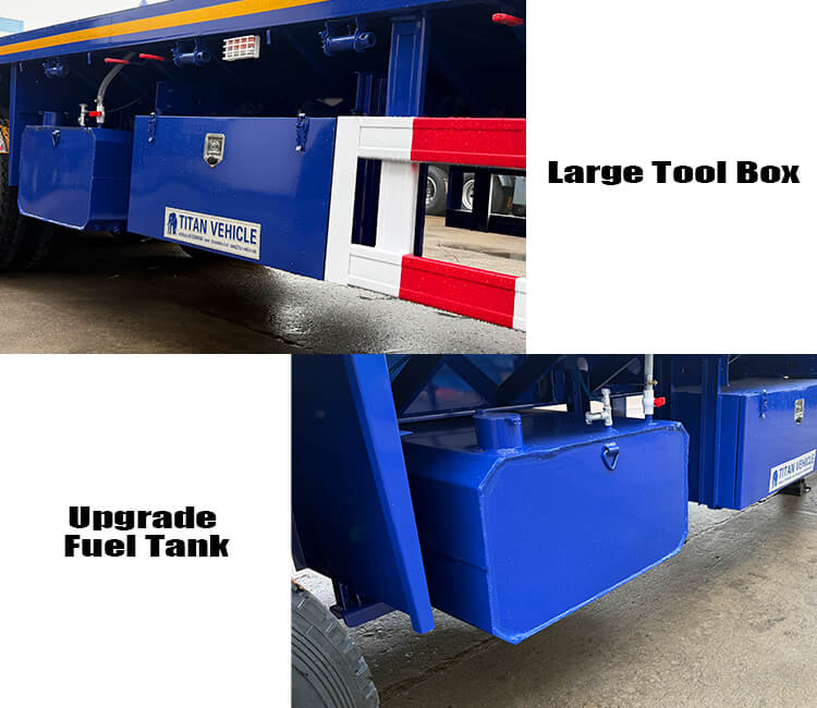 Tri Axle 40 ft Flatbed Trailer Truck for Sale in DR Congo