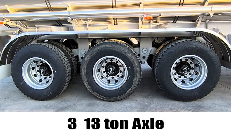 3 Axle Aluminum Tanker Trailer for Sale in Kinshasa Congo