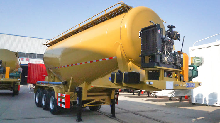 Bulk Cement Semi Trailer | Cement Bulker Price for Sale in Lubumbashi Congo 