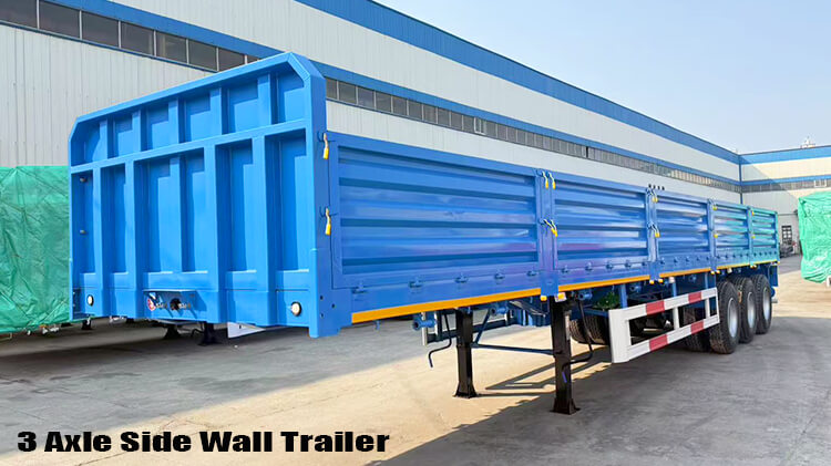 3 Axle 60 Ton Sideboard Trailer for Sale in Congo