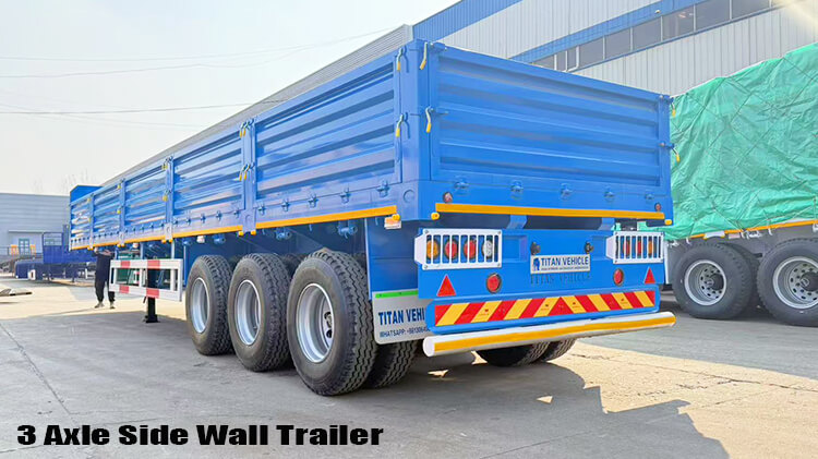 3 Axle 60 Ton Sideboard Trailer for Sale in Congo