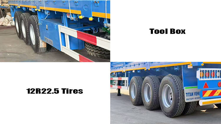 3 Axle 60 Ton Sideboard Trailer for Sale in Congo