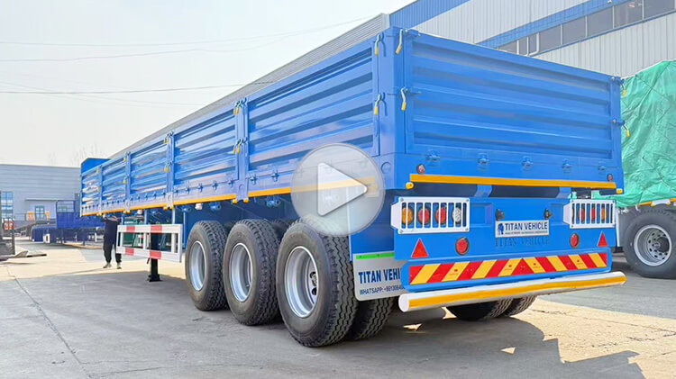 3 Axle 60 Ton Sideboard Trailer for Sale in Congo