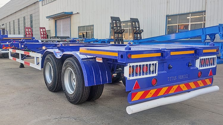 Skeletal Container Semi Trailer Near Me for Sale in Boma Congo
