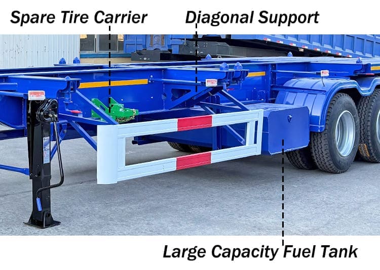 Trailer Container Chassis for Sale in Congo Lubumbashi