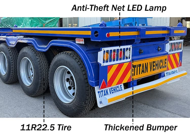 Trailer Container Chassis for Sale in Congo Lubumbashi