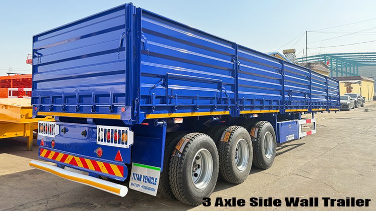 Tri Axle Sidewall Trailer for Sale Price in Congo